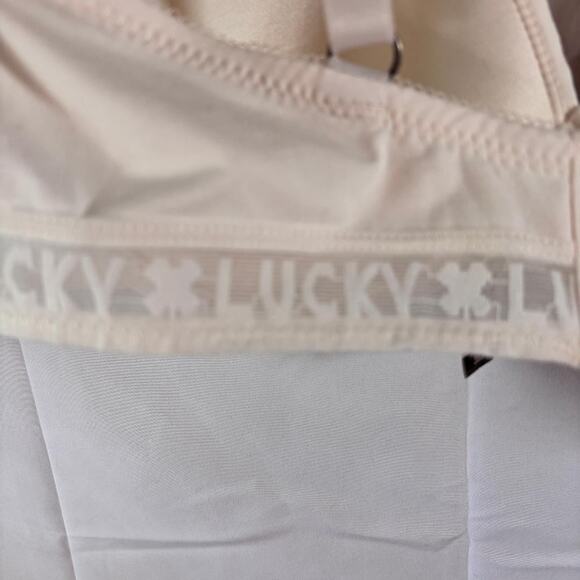 Lucky Brand Bra Womens 38D Cream Underwire Lined Adjustable - Picture 3 of 7